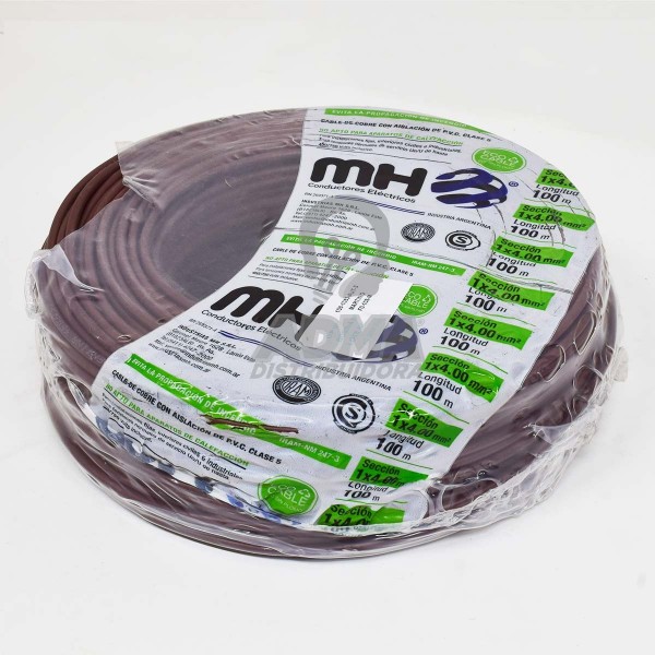 ROLLO CABLE UNIPOLAR FLEXIBLE 4 MM...